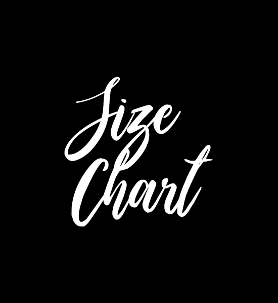 Size Chart & Measuring Guide – Sydney's Wholesale